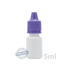 5000 Frasco plástico 5ml conta gotas injetado - Ref 14724 - loja online