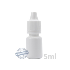 300 Frasco plástico 5ml conta gotas injetado - Ref 14724