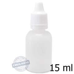 100 Frasco Plástico 15ml Conta Gotas - Ref 14784