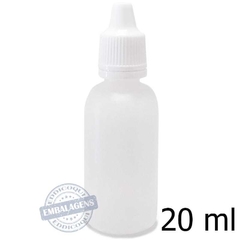 3000 Frasco Plástico 20ml Conta gotas - Ref 14794