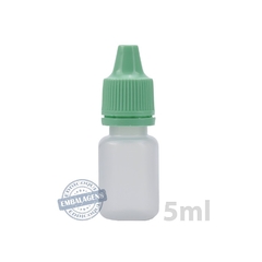 200 Frasco plástico 5ml conta gotas injetado - Ref 14722 - loja online