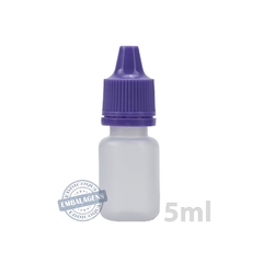Imagem do 200 Frasco plástico 5ml conta gotas injetado - Ref 14722