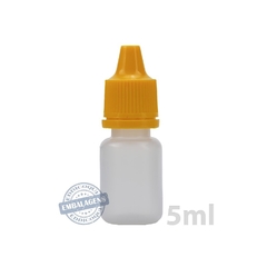 200 Frasco plástico 5ml conta gotas injetado - Ref 14722