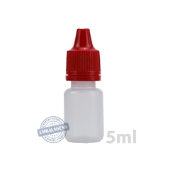 200 Frasco plástico 5ml conta gotas injetado - Ref 14722 - EDDICOQUI EMBALAGENS
