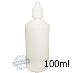 400 Frasco Plástico 100ml conta gotas - Ref 14820