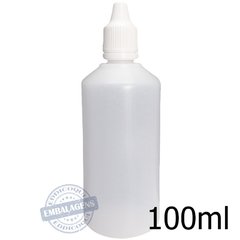 500 Frasco Plástico 100ml conta gotas - Ref 14818