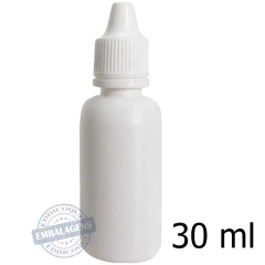 400 Frasco Plástico 30ml conta gotas - Ref 14804