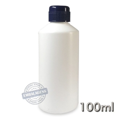 100 Frasco Plástico 100ml tampa rosquear S/L - Ref 24940