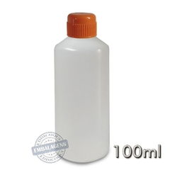 600 Frasco Plástico 100ml tampa rosquear S/L - Ref 24920