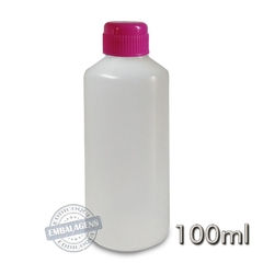 400 Frasco Plástico 100ml tampa rosquear S/L - Ref 24920
