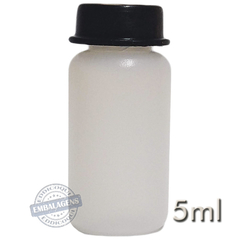 1000 Flaconete Plástico 5ml tampa pressão - Ref 10360 - EDDICOQUI EMBALAGENS