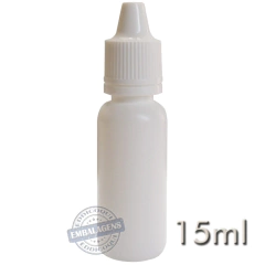 300 Frasco Plástico 15ml Conta gotas - Ref 14790