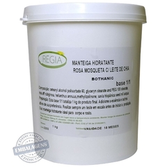 Base Vegetal Manteiga Hidratante Rosa Mosqueta C/CHIA 1:1 Regia Bothanic- 2Kg - Ref 77860