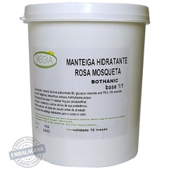 Base Vegetal Manteiga Hidratante Rosa Mosqueta 1:1 Regia Bothanic 1Kg - Ref 77830