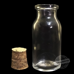 1000 Frasco penicilina de vidro 10ml tampa rolha - Ref 13970 na internet