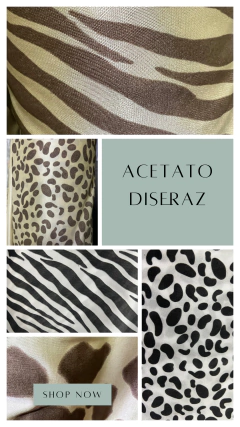 acetato disfraz estampado precio por metro