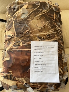 Media sombra camuflaje en valija confeccionada - tienda online