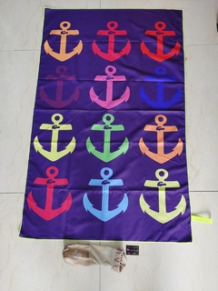 Toallon secado rapido estampado - comprar online