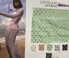 lentejuela geminis con lycra