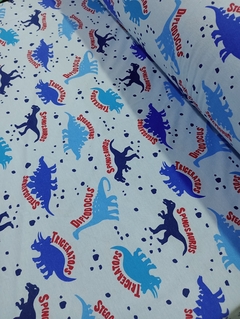 jersey algodon estampado peinado - comprar online