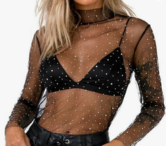 tul con lycra strass y gliter precio por metro - comprar online