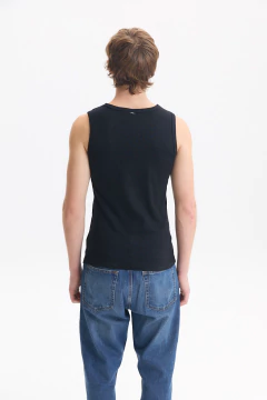 Musculosa Morley Hombre Negra - tienda online