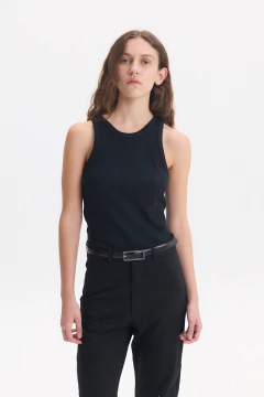 Musculosa Morley Mujer Negra - ABC Not Found