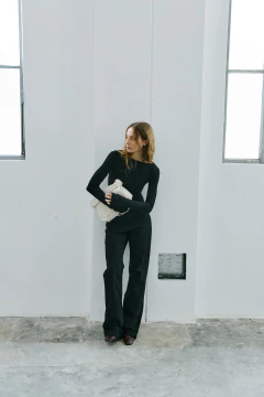 Remera ML Bote Negra - tienda online