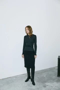 Remera ML RIB Negro - ABC Not Found