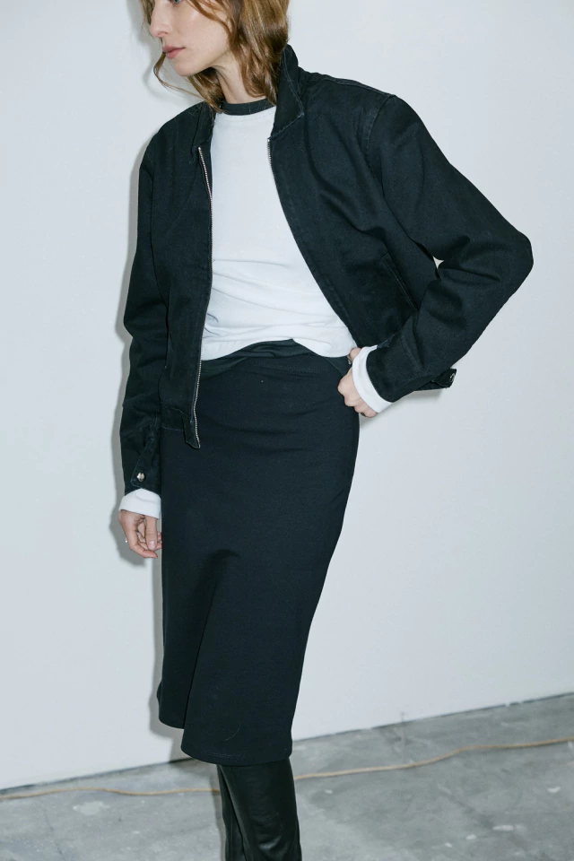 Falda Larga Negra - comprar online