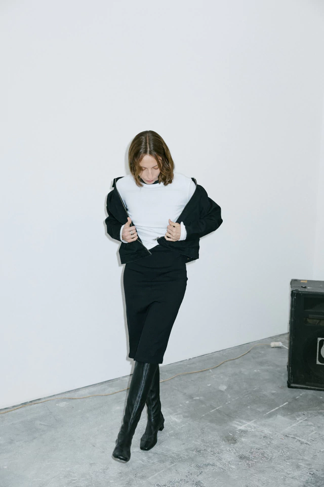 Falda Larga Negra - comprar online