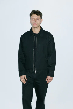 Chaqueta Bull Hombre Negra - ABC Not Found