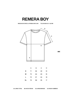 Remera Boy Celeste - comprar online