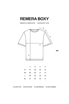Remera Boxy Crudo - tienda online