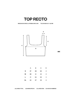 Top Recto Negro - ABC Not Found