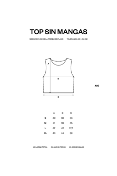 Top Sin Mangas Negro - ABC Not Found