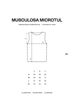 Imagen de Musculosa Microtul Negra