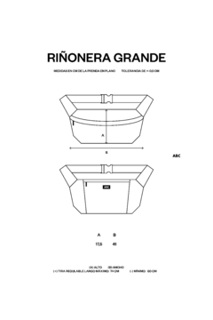 Riñonera Grande - ABC Not Found