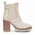 OCTAVIA LADY STORK bota de taco beige con tachas