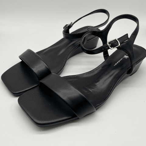 ILIANA LAS WEIMANN taquito chino bajito de 4 cm negro JQ 3313-7