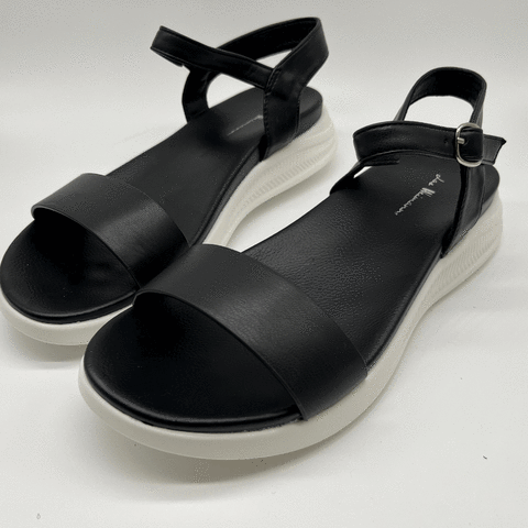 BERTHA LAS WEIMANN sandalias de comfort totalmente anatómicas super livianas JL8488-T 17 negras
