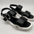 ANNA LAS WEIMANN sandalia chatina super flexible ideal para todos los días negras JL62717-5