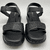 DEVIN LAS WEIMANN sandalia de comfort con dos abrojos y base al tono de 4cm negra JL50212-10 - tienda online