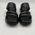 DAGMAR LAS WEIMANN sandalia comfort con taquito de 4 cm negras con base negra y un abrojo regulable JL50212-1 en internet