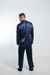 Calça e Camisa Manga Longa azul marinho com vies off - comprar online