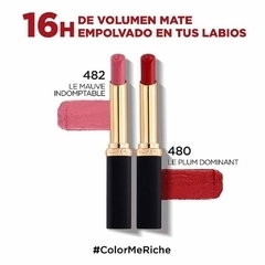 LOREAL PARIS COLOUR RICHE INTENSE VOLUME MATTE LIPSTICK - tienda online