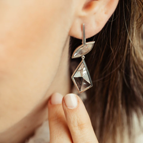 Brinco Losango Duplo - comprar online