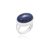 Anel Cabochão Pequeno Lápis Lazúli - comprar online