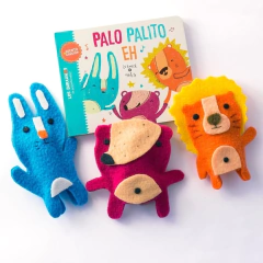 Combo ¨Jugamos con Palo, Palito, eh¨- títeres chicos