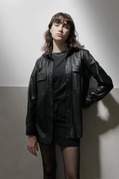 CAMISACO OVERSIZE NEGRO - comprar online
